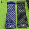 Thickened Outdoor Inflatable Mattress: Single Person Foot-Pump, Moisture-Proof, Spliceable TPU Nylon Pad