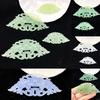 Qin Han Style Phoenix Pattern Imitation Jade Pendant - High Quality Hollow Plastic Material for DIY Headdress