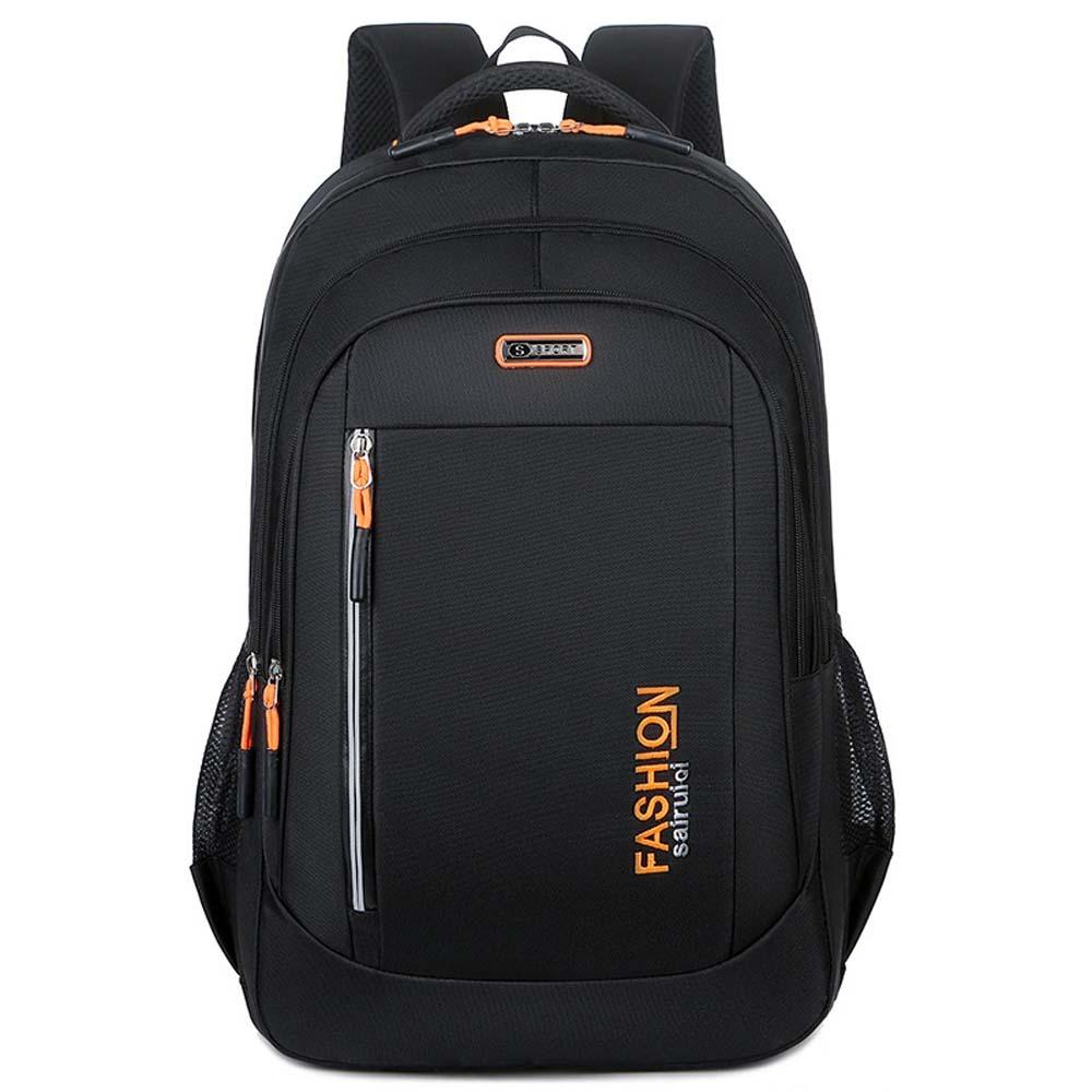 

Scratch Prevention Students Daypack Oxford Cloth Laptop Backpack Large Capacity School Bag Daily помаранчевий