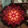 10-tommers roterende mandala vindklokke med 360-krok for utendørs hage, uteplassdekorasjon, vår, sommer, hengende ornament, gave til familie, venner