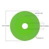Glass Cutting Disc 100mm Heat-resistance Ultrathin Polishing Cutting Blade Low Noise Wear-resistant for Ceramic Tile Marble