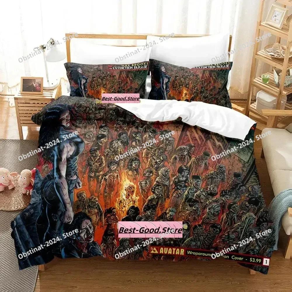 Comics Extinction Parade Bedding Set Cartoon Anime three-piece set Adult Kid Bedroom Duvetcover Sets funda cama infantil