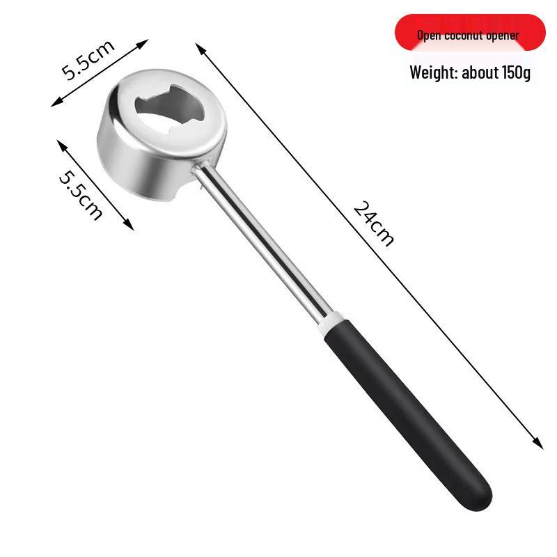 Coconut Shell Opening Tool Set: Portable, Convenient, Labor-Saving Green Coconut Hole Opener