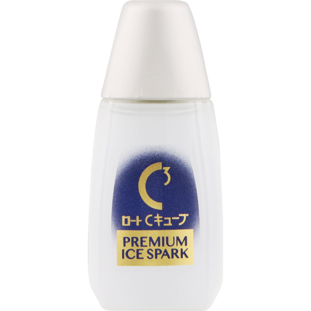 Rohto C-Cube Premium Ice Spark 18ml For Contact Lenses Eye Drops Indications: Eye Fatigue, Tear Supplementation (dry Eyes), Discomfort When Wearing So