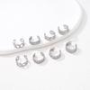 European Luxury Titanium Steel No-Pierce Ear Cuff for Women - High-End Fashion Open Hoop Earring