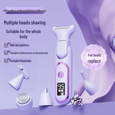 5-in-1 Multifunktionsrasierer: Trimmer & Haarentfernung für Intimbereiche, Achseln und Ganzkörperpflege