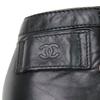 Great CHANEL Ankle boots black leather Women 36 G26164 Used