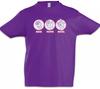 Rots Papier Metaal Jongens T-shirt Schaar Schaar Leuk Harde Vuist Vork Hand Vuist-