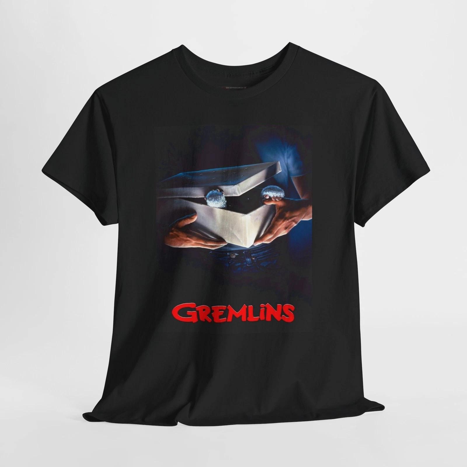 Gremlins 1984 Retro Movie Poster Horror Unisex Graphic T-Shirt 4XL