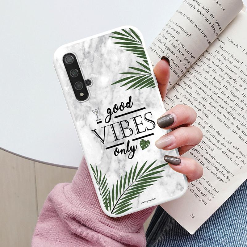 Marble Pattern Phone Case For Huawei Nova 5T Protective Cover Case Soft Funda For Huawei Nova 5T Nova5T 5 T Coque Silicone Capa