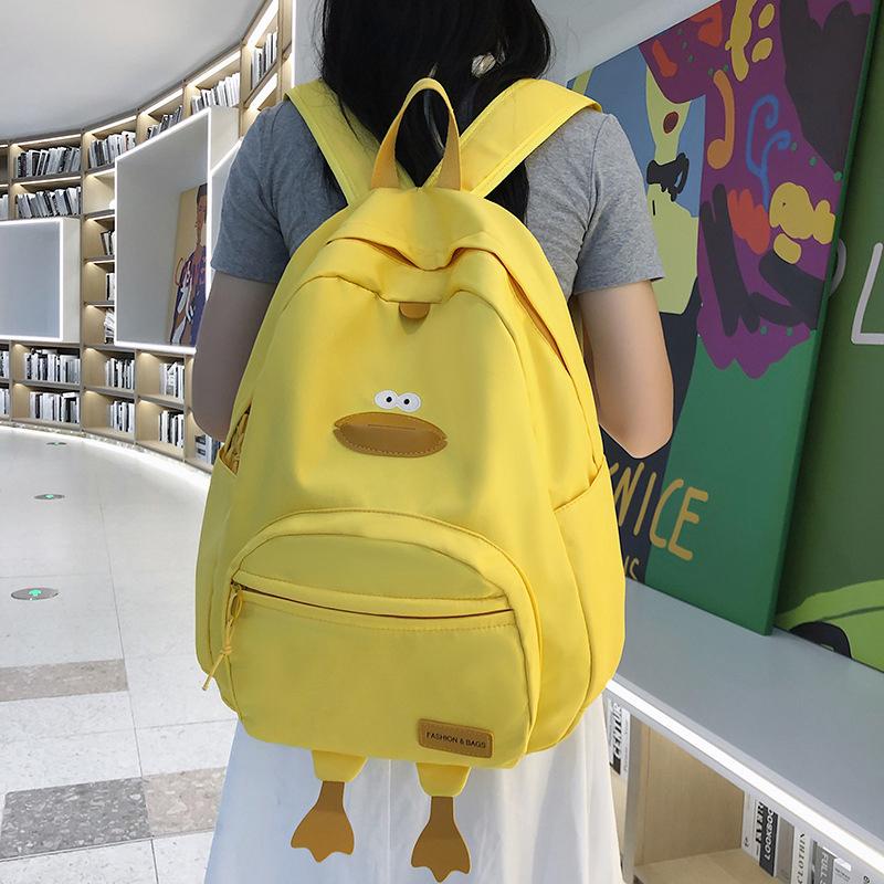 

Детский рюкзак школьный для девочек мальчиков мультяшный утенок детские дорожные сумки портативные рюкзаки для начальной школы жёлтый