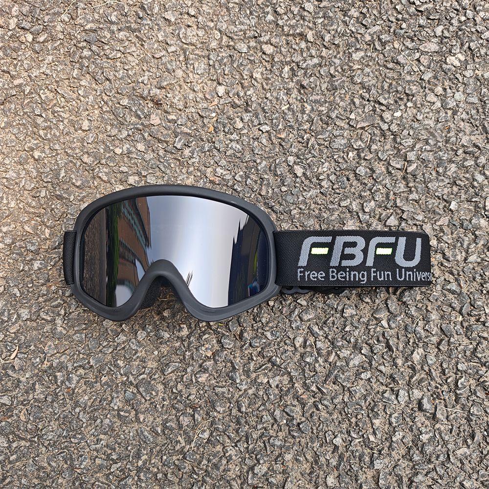 

Best-selling ski sunglasses, motorcycle outdoor off-road sports goggles, ski goggles, bicycle Black Frame Black Film FB