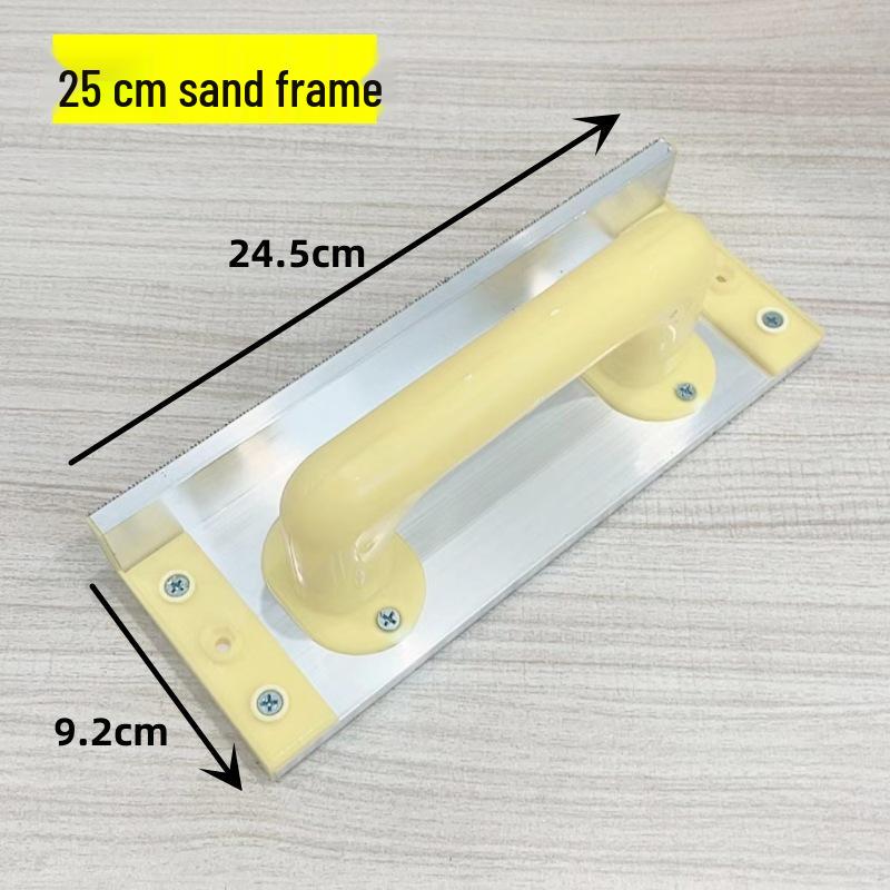 Aluminum Alloy Self-Adhesive Sandpaper Holder for Inner Corners, 25 Cm or 50 Cm Long