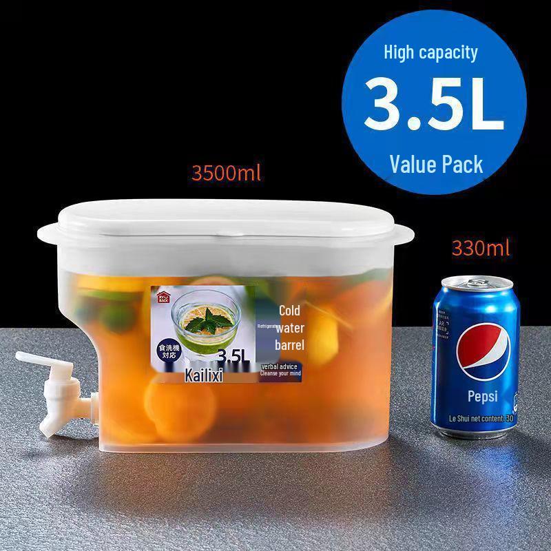 3.5L Outdoor Cold Water Kettle with Spigot for Iced Drinks, Fruit Infusions & Tea