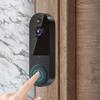 Wireless Video Doorbell with Mic & Speaker Night View Camera Rechargeable Electronic Doorbell Camera for Home Safety Protection