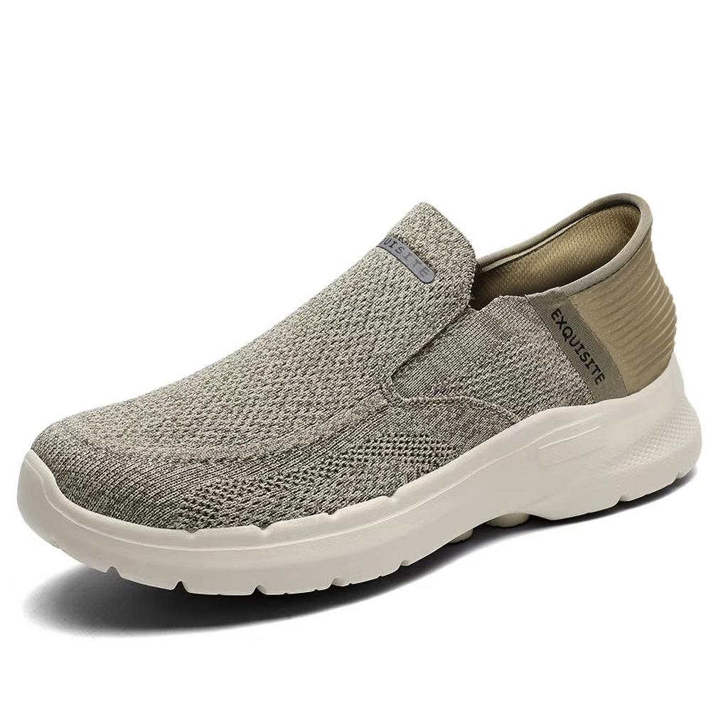 Fashion Hot Sale Men Casual Shoes Slip on Canvas Shoes Comfortable Walking Flats for Man Non Slip Soft Loafers Moccasins Summer Sneakers