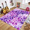 Watercolor Stone Print Area Rug Non-Slip Washable Soft Colorful Abstract Floor Mat for Living Room Bedroom Home Decor