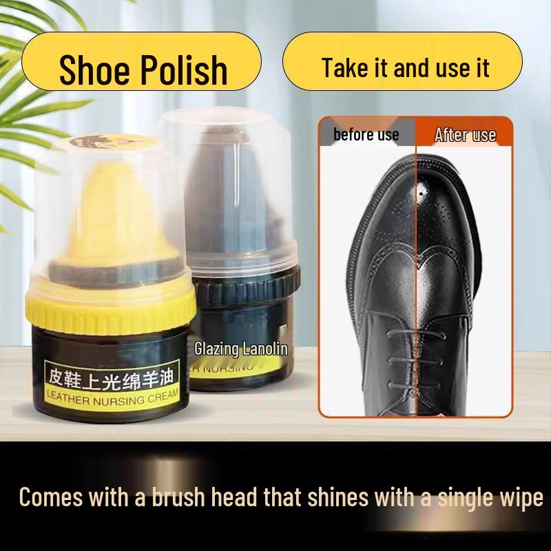 High-Grade Universal Leather Shoe Polish - 3 Bottles: Black Maintenance & Care