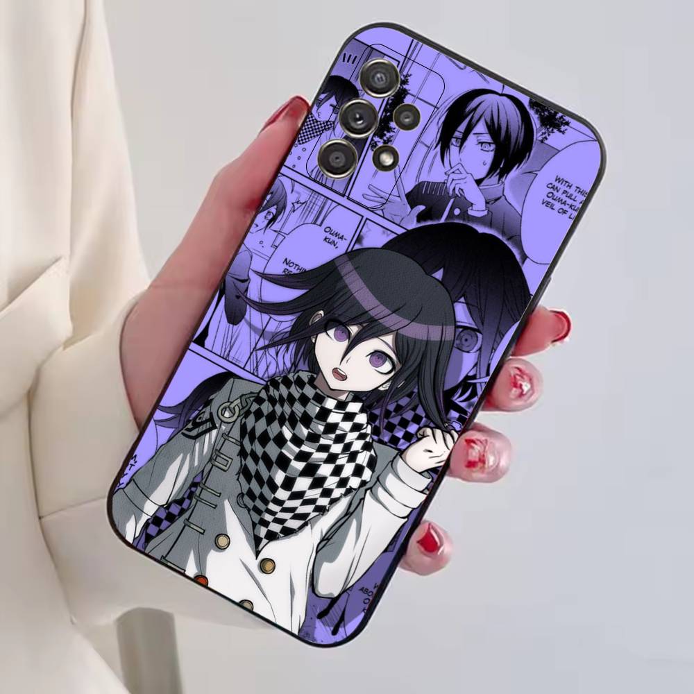 Kokichi Oma Game D-Danganronpa Phone Case For Samsung S25,S24,S21,S22,S23,S30,Ultra,S20,Plus,Fe,Soft Silicone Black Cover