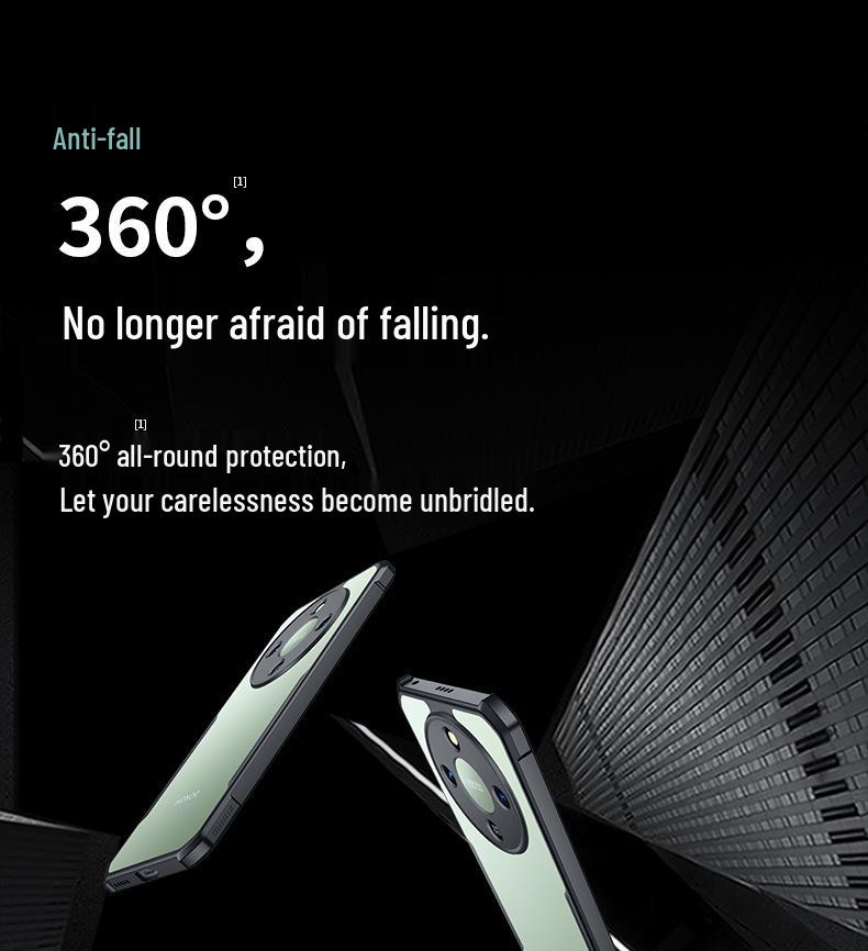 Xundi Silicone Drop-Proof Full Coverage Transparent Case for Honor X9D (Overseas Version)