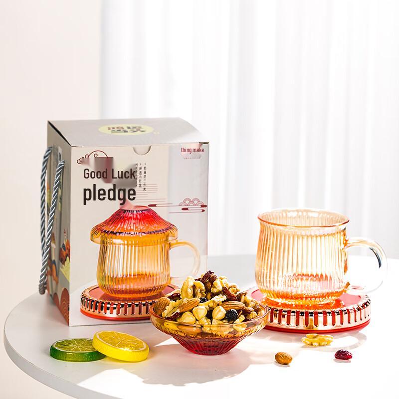 Креативный набор для подогрева кофейной кружки в виде счастливого гриба