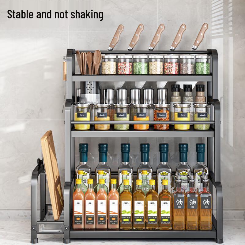 Cloud Frost 3-Tier Multi-functional Kitchen Storage Rack