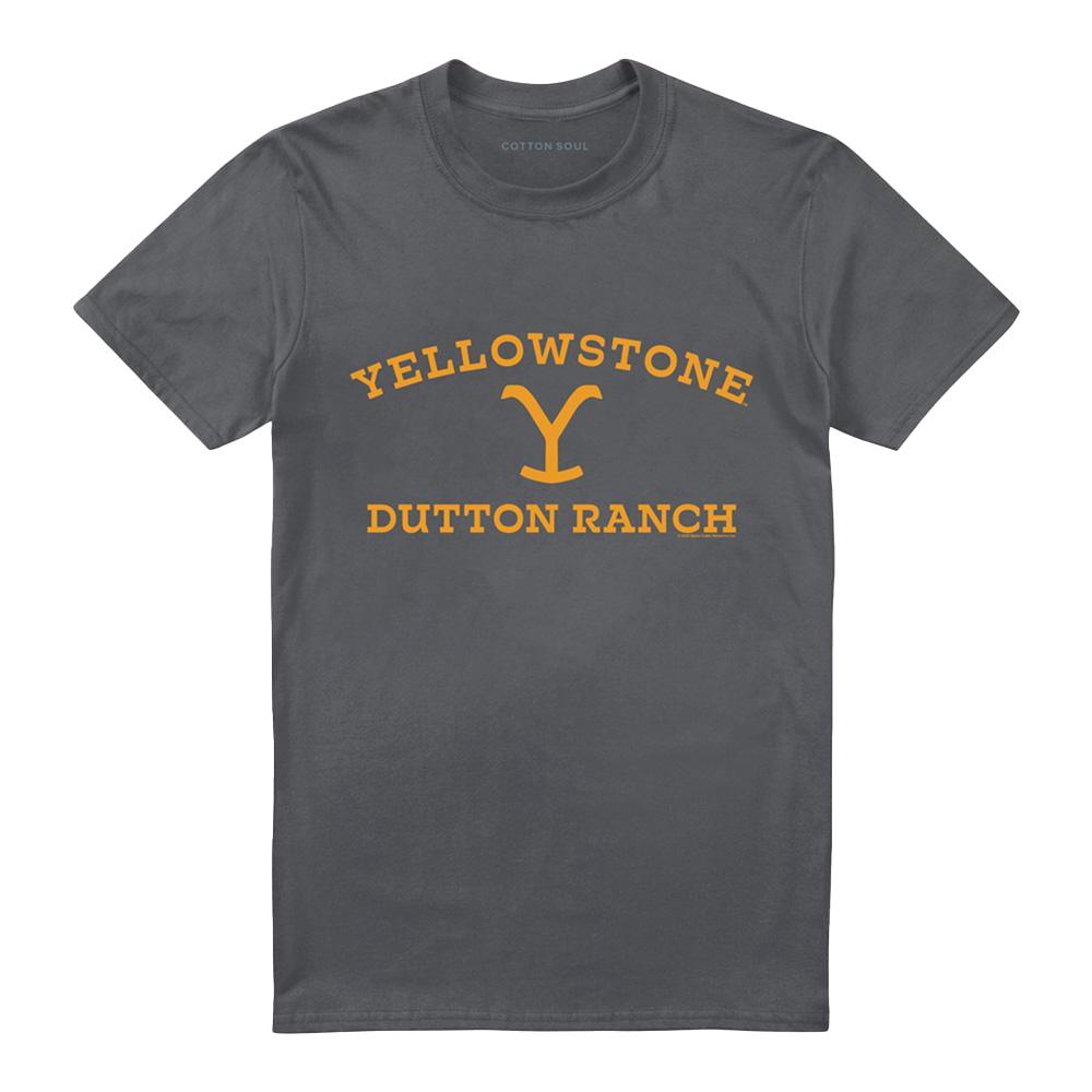 Yellowstone Unisex Adult Dutton Ranch Arched Logo T-Shirt