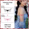 Temperature-Sensitive Succubus Finger Color-Changing Waterproof Tattoo Sticker - Cute Cartoon Design