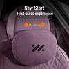 Universal ZEEKR L6 Headrest & Lumbar Support Pillow, Purple - Fits 25 Models, All-Season Car Neck Protection.