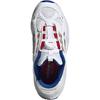 adidas Originals Ozmillen Anti Slip Wear Resistant Low Top Kids Lifestyle Shoes White/Blue/Light Scarlet Sneakers JR8367