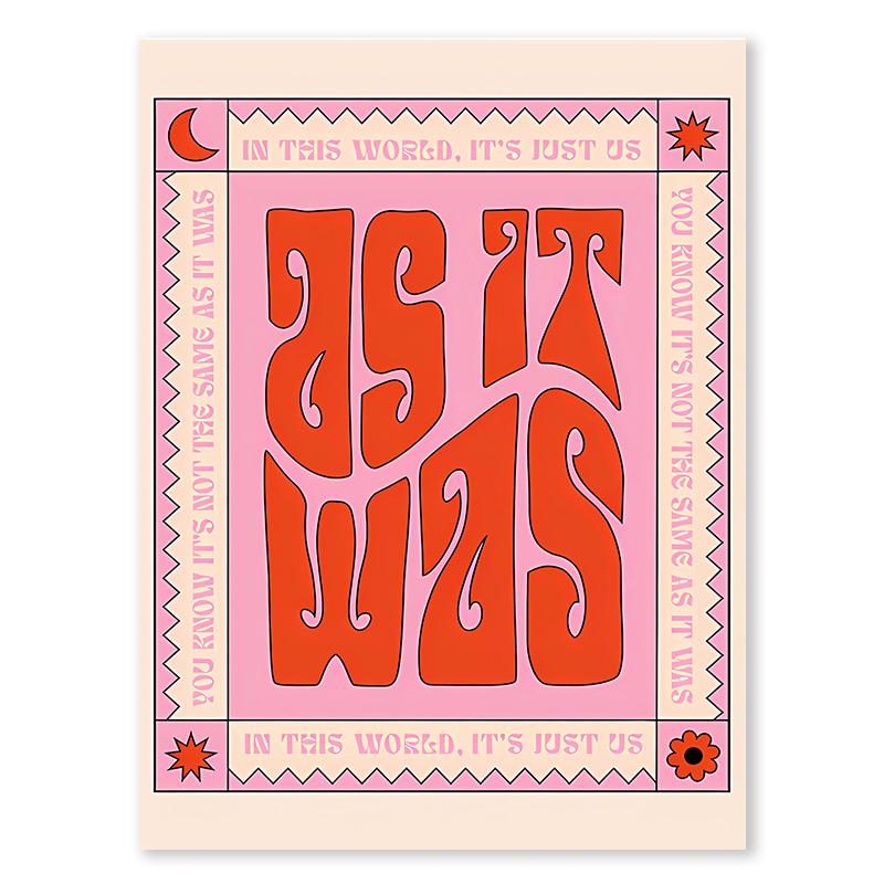 Harris Styles Lyrics Art Posters Daylight Fine Line Album Canvas Painting Music Singer Wall Modern Aesthetics Room Home Decor