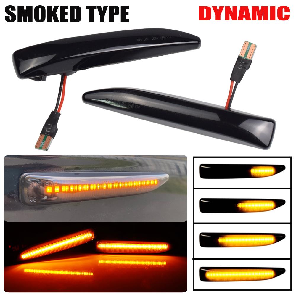 For BMW 7 Series (E65/E66/E67/E68) 2001-2008 63137164757 Car Fender Side Marker Repeater Lights Dynamic LED Turn Signal Lamp