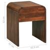 Bedside Tables Nightstand 41.5X42x52 Cm Solid Acacia Wood