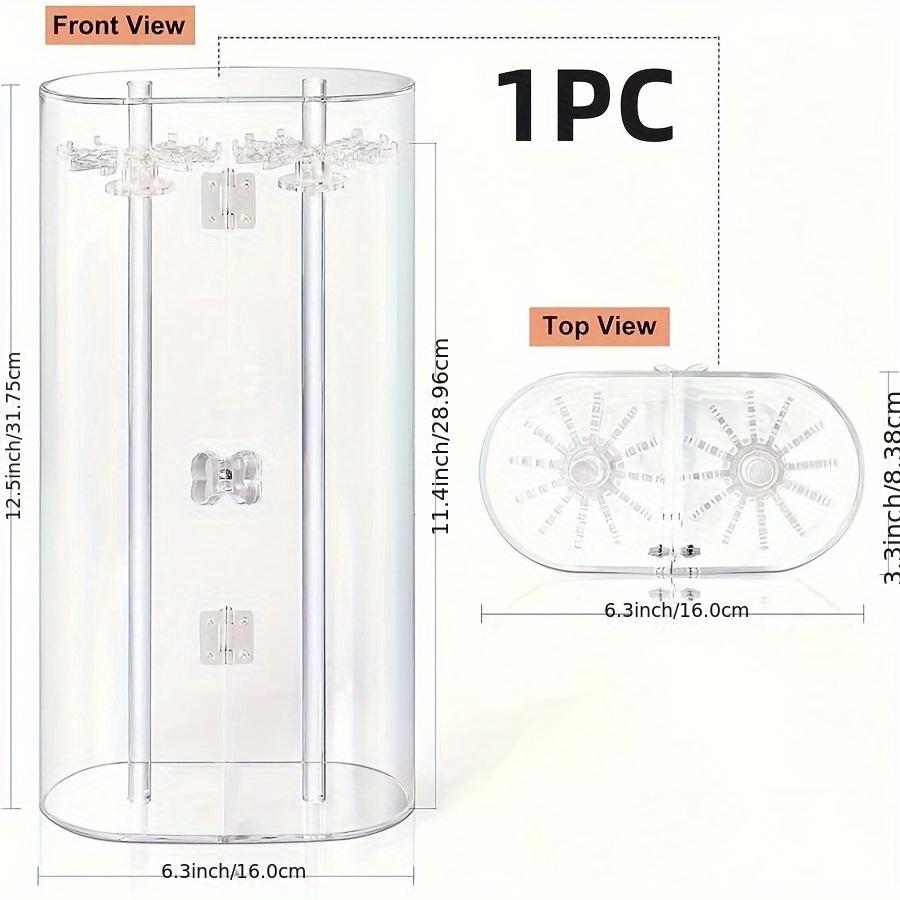

1PC Transparent Dustproof Necklace Box, Clavicle Chain Sweater Chain Finishing Display Holder