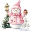 Christmas Cartoon Cute Snowman Christmas Tree Festival Party Window Decoration Wall Stickers