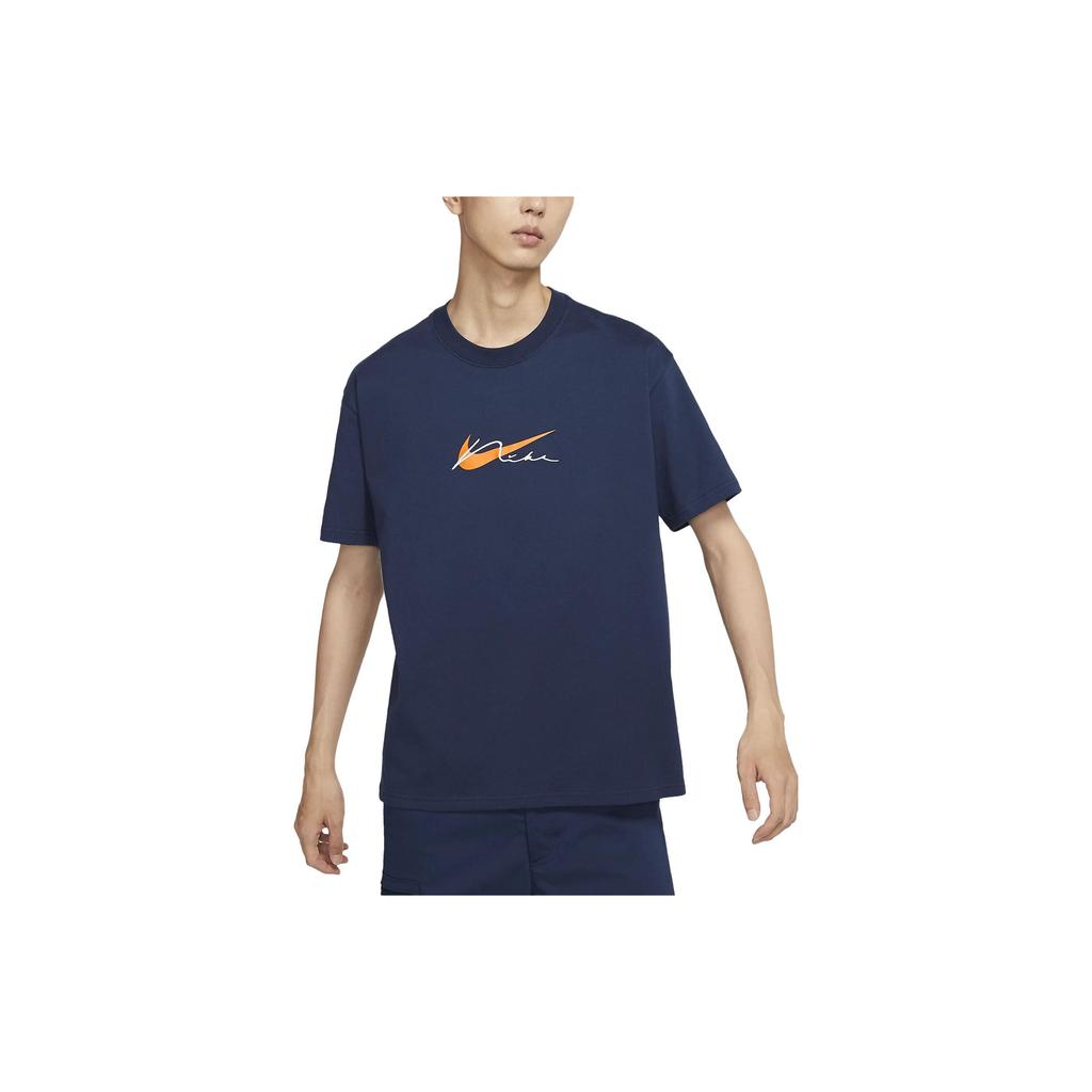 New Nike T Shirts Men's Marine Blue DV9141-410