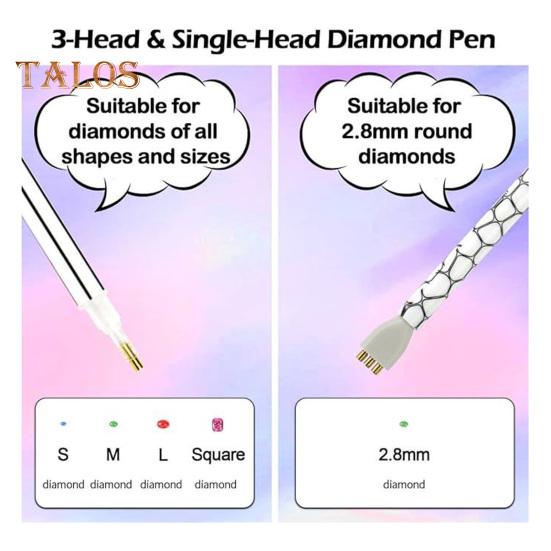 Diamond Art Vacuum Pen USB-Powered Diamond Art Pen Wax-free Rhinestone Picker Pen with Vacuum Suction for Diamond Art Craft Projects