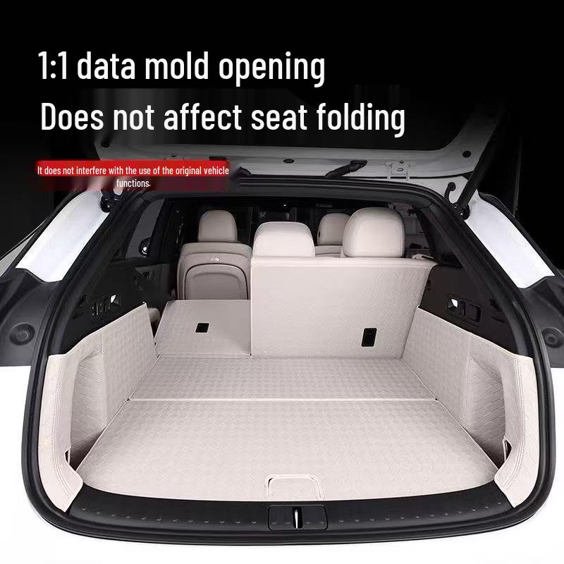i6 Trunk Mat: Full Coverage Leather Protection Pad for Car Interior
