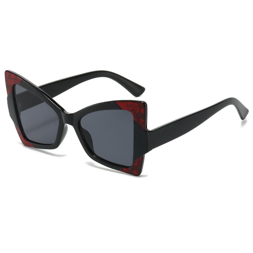Cat Eye Sunglasses Female Butterfly Shape Colored Sunglasses Modern Trimming Glasses