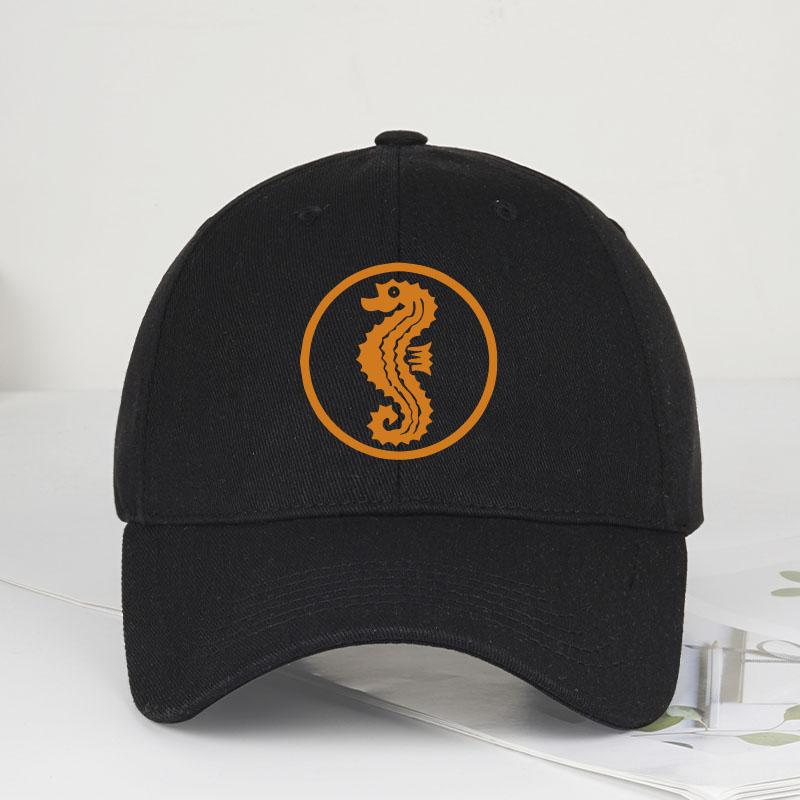 Seahorse SoftTop Baseball Cap Minimalist Ocean Style Unisex Beach Vacation Travel Daily Commute For Ocean Lovers Holiday Gif