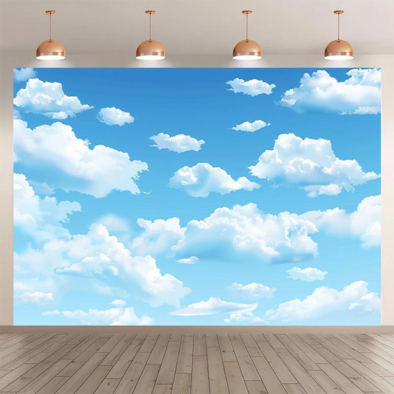 VIKAMA Healing Sky Landscape Tapestry Outdoor Decorative Cloth Photography Event Atmosphere Decoration Background Cloth