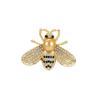 Cute Diamond-Encrusted Pearl Bee Brooch, Heavy Industry Light Luxury High-End Sense Fashion Temperament Suit Pin