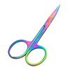 Stainless Steel Eyebrow, Nose, and Beauty Scissors with Round, Curved, and Pointed Heads