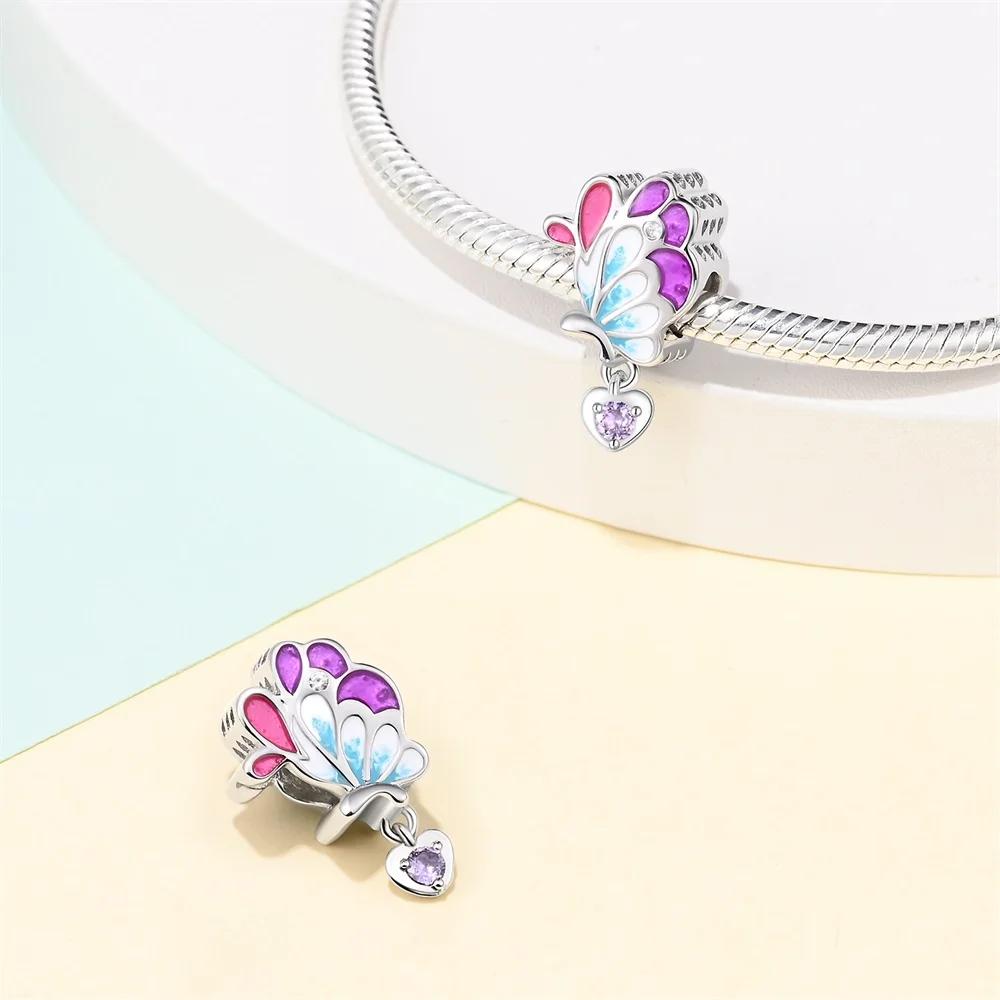 Charms Plataoriginales Animal Panda Dragon Bead For Charms Copper Bracelet Beads Jewellery Making Women'S Gift