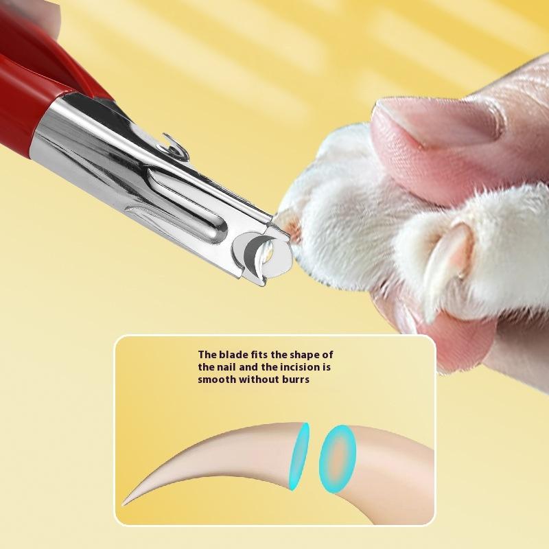 Stainless Steel Pet Nail Clippers Pet Grooming Tools Pet Nail Clippers Dog Cat Nail Trimmer Cats Dogs Nail Cutter Pet Supplies