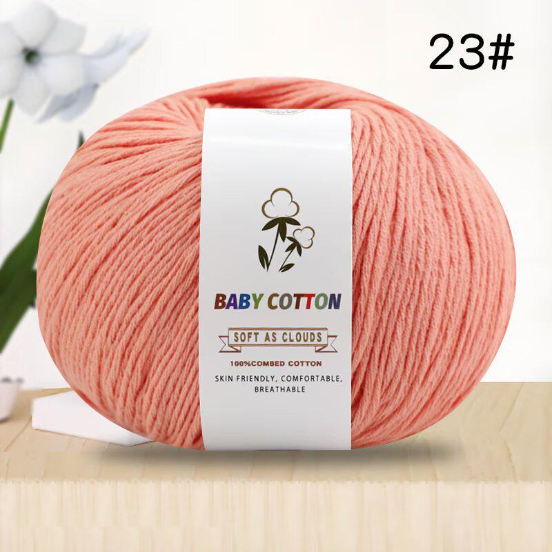 Pure Xinjiang Cotton Yarn for Children's Knitting and DIY Crochet Projects