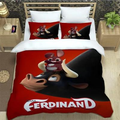 3D Ferdinand Bettwäsche-Set Bedrucktes Bettset mit Kissenbezug Bettbezug Weich Queen King Size Bettwäsche Zuhause Luxus Geburtstagsgeschenk