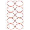 10Pcs Rubber Sealing Ring Circular Accurate Durable HeatResistant Smooth Neat Valve Plate Sealing