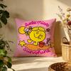 Popular MMrMen and Little Missinging Cushion Cover Versatile DoubleSided Pillow Case Fit for Sofa Bed Car  Daily Decor