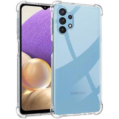 Stødsikker Gennemsigtig Silikone Cover til Samsung A32 4G - Phonillico®